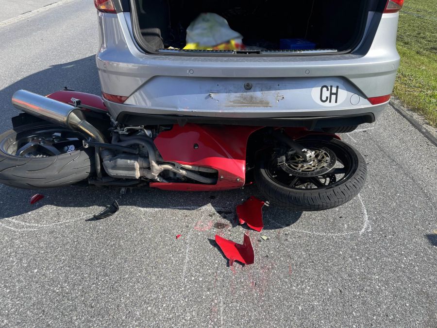 Motorradfahrer verletzt