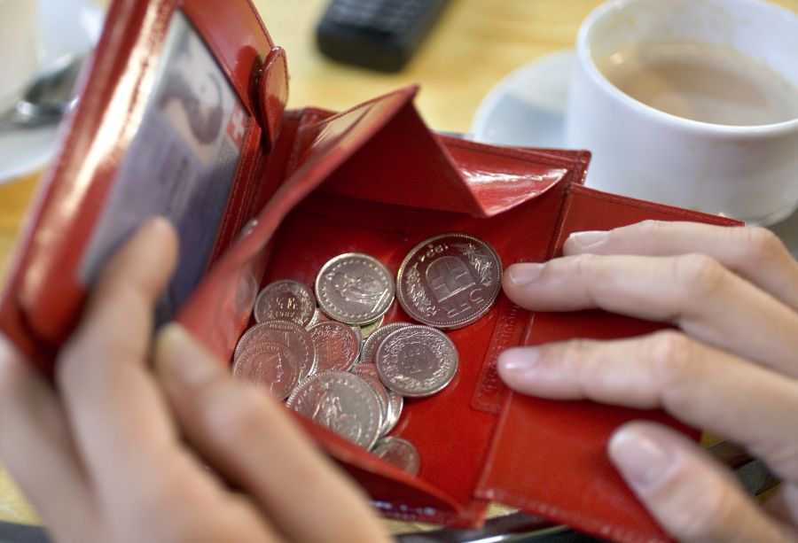 Kleingeld Geldbörse