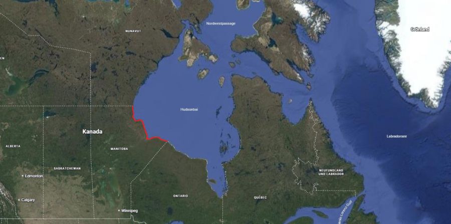 Eisbär Hudson Bay Kanada