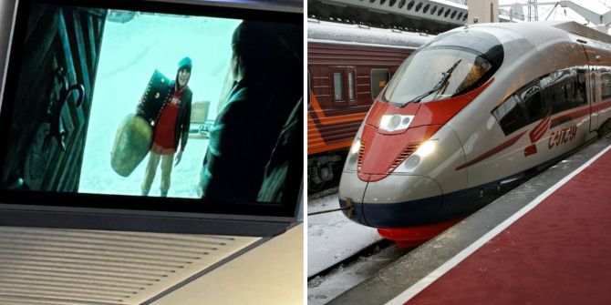 Schellen-Ursli russischer Zug