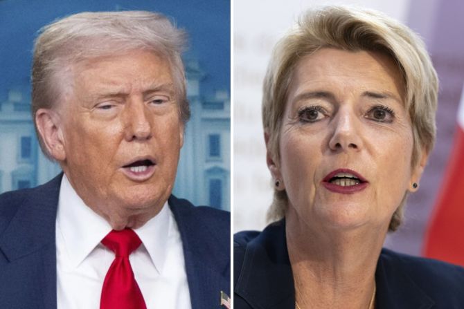 Donald Trump Karin Keller-Sutter