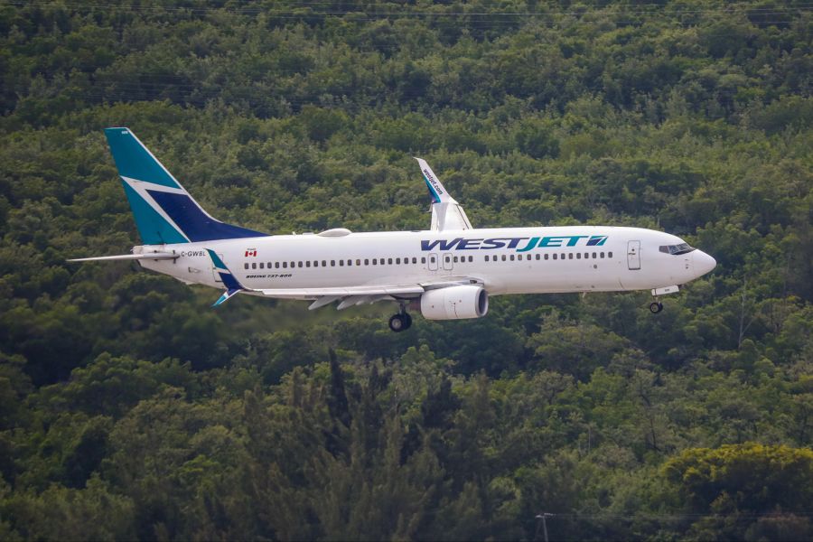 Die Fluggesellschaft WestJet