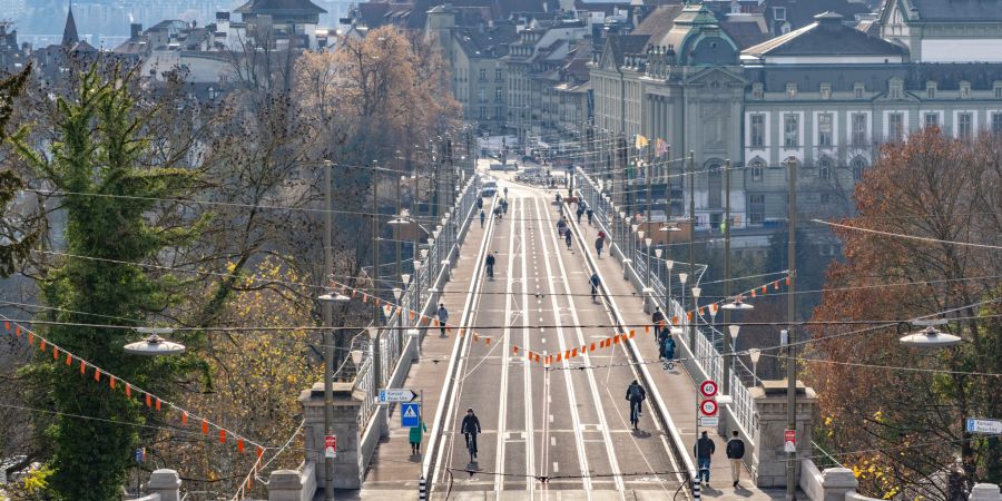 Kornhausbrücke Bern Verkehr Durchfahrt