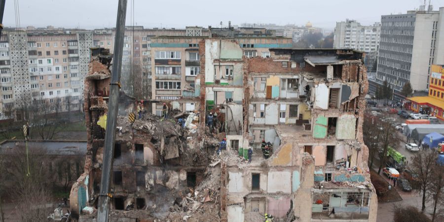 Ruine Ukraine Angriffe