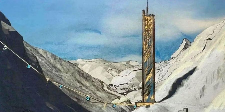 Wolkenkratzer Zermatt