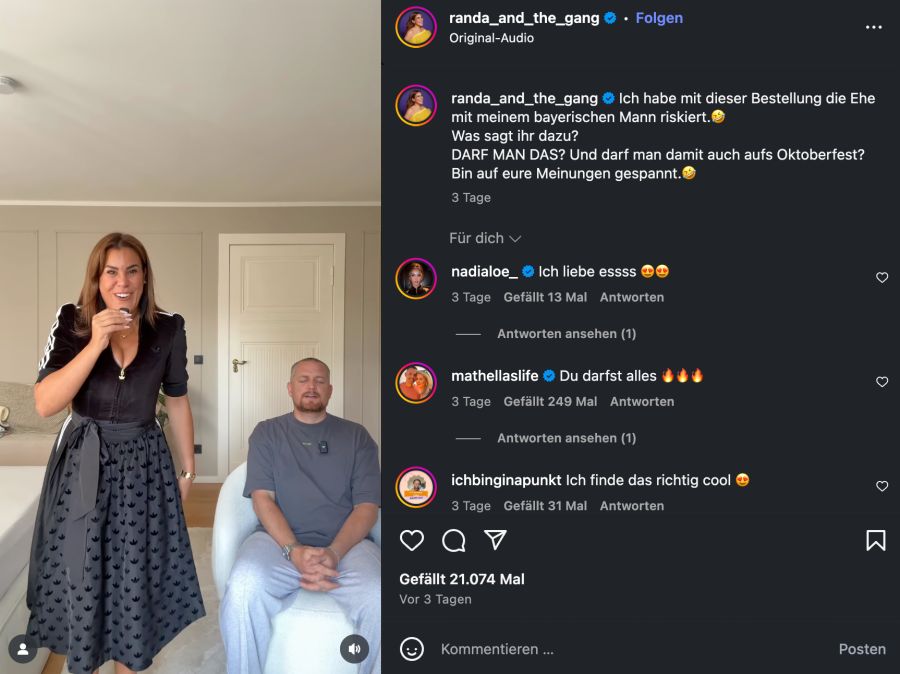 adidas dirndl