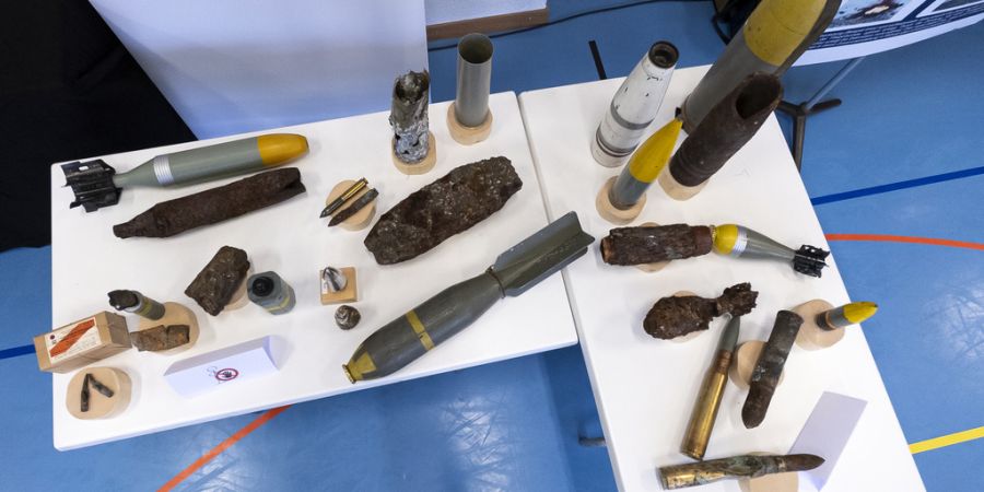 Munition Mitholz Schule Granaten