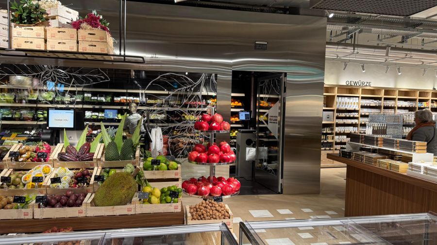 Auch ein Gastronomieangebot ist vorhanden.