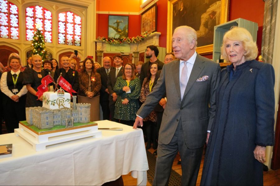 Queen Camilla besuchte mit König Charles anlässlich seines Geburtstags Südwales. (Archivbild)