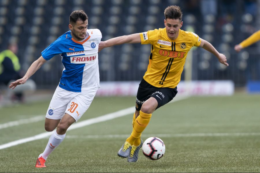 2019 steht Jan Kronig bei YB erstmals in der Startelf.