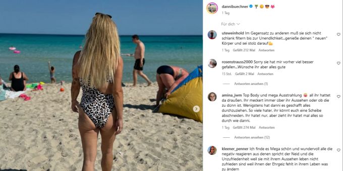 Bei Daniela Büchner purzeln die Kilos immer weiter. daniela büchner
