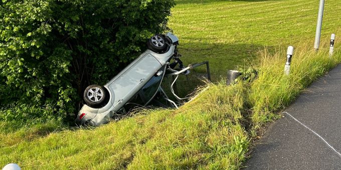 Herrenhof TG - Bei Selbstunfall mit Auto überschlagen und verletzt