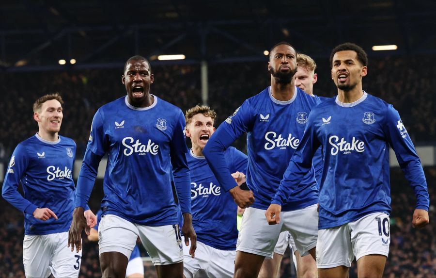 Everton ist auf Kurs zum Klassenerhalt in der Premier League.