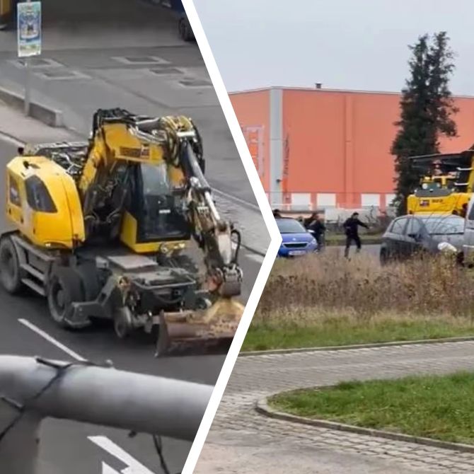 Deutschland Amokfahrt Bagger erschossen