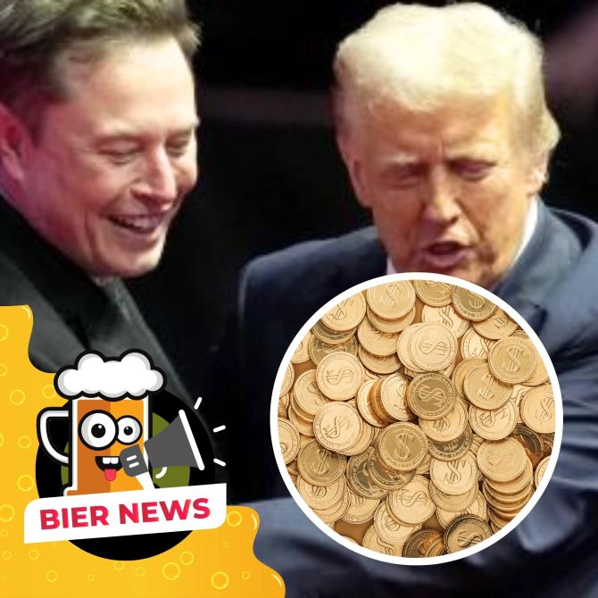 Trump Musk Gold KI