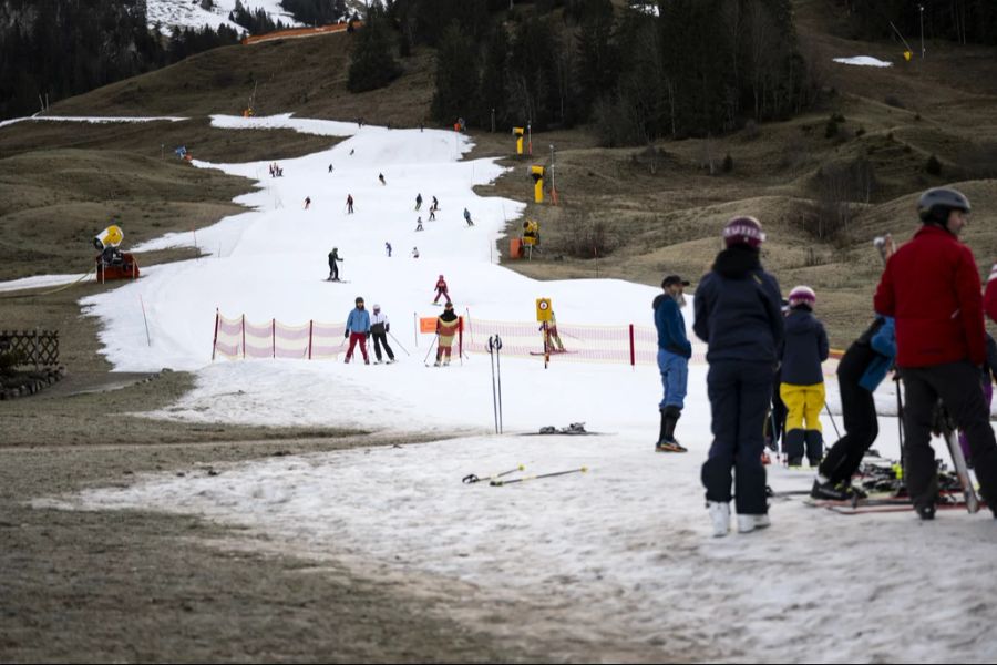 Skigebiete unter 1500 Meter werden am meisten Probleme mit dem Klimawandel haben.