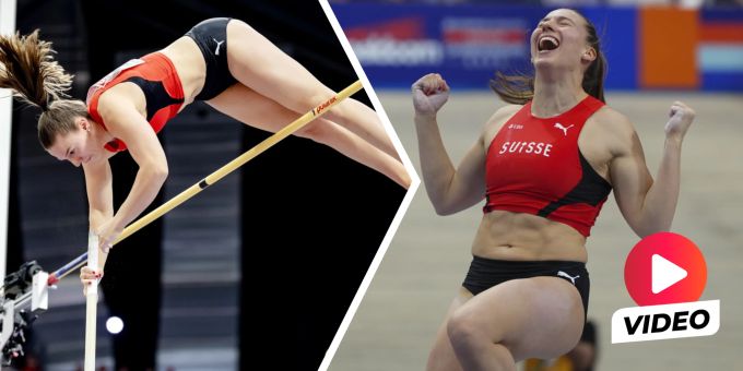 Medaillen-Regen - Mit diesem Riesen-Satz holt Angelica Moser EM-Gold!