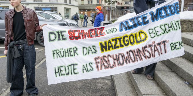 Demo Weidel Einsiedeln