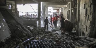 Im Norden - Palästinenser: Fast 100 Tote bei Angriffen Israels in Gaza