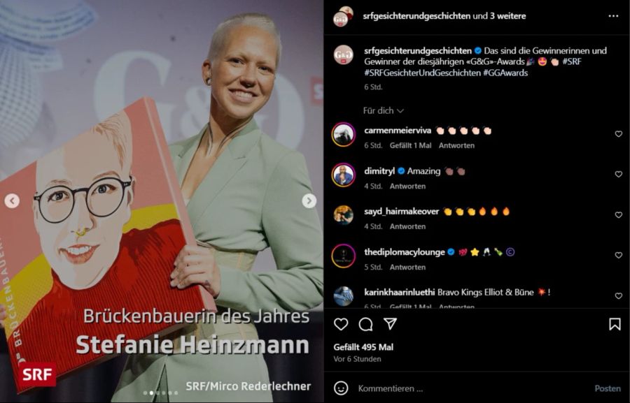 stefanie heinzmann verleihung