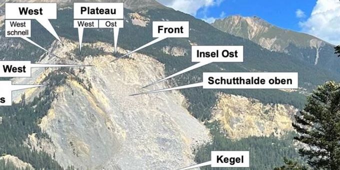 Felssturz in Brienz GR Brienz GR
