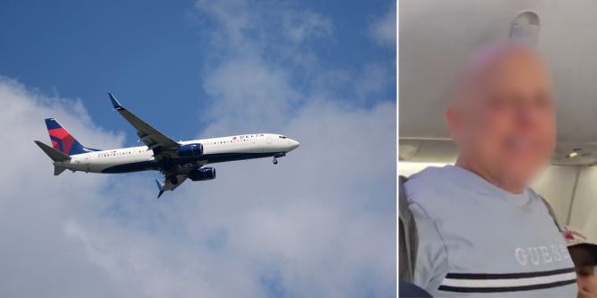 USA Flug Randale