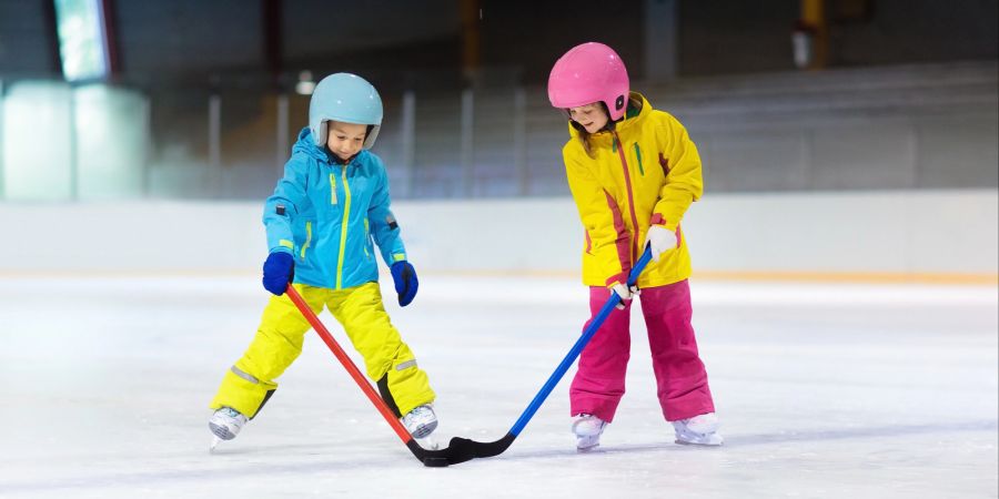 Kinder Mädchen Eishockey Jugend