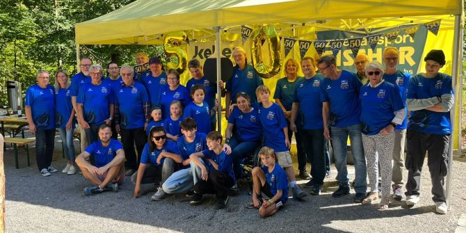 Im TTC Seon wird neben dem Sport auch das Miteinander grossgeschrieben - zvg