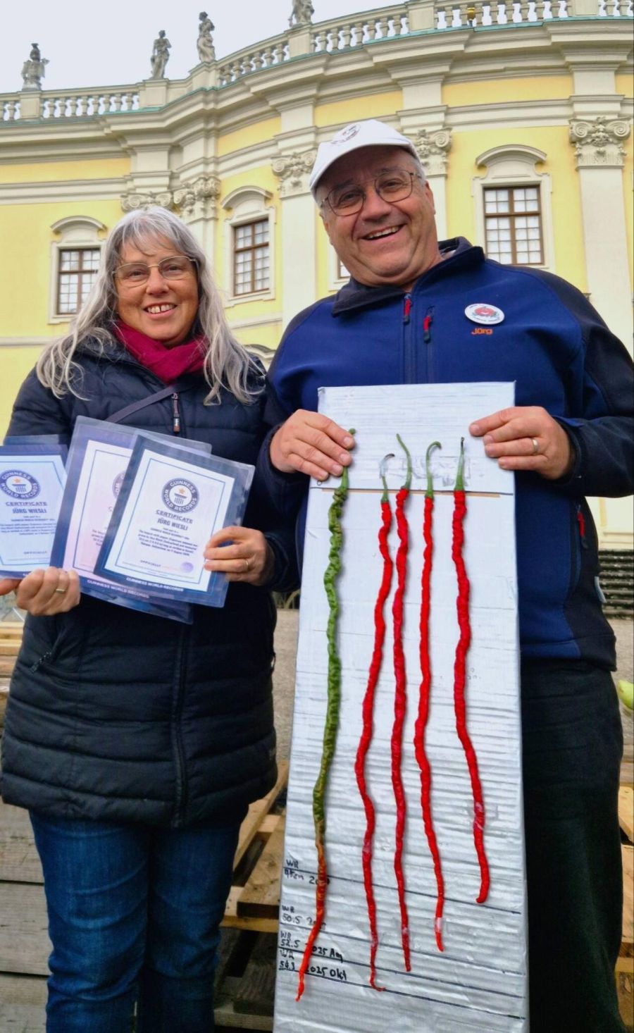 Jürg Wiesli mit seiner Frau Brigitte.