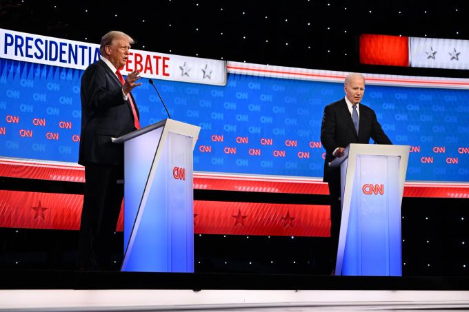 Joe Biden konnte bei der TV-Debatte mit Donald Trump nicht überzeugen. First 2024 presidential