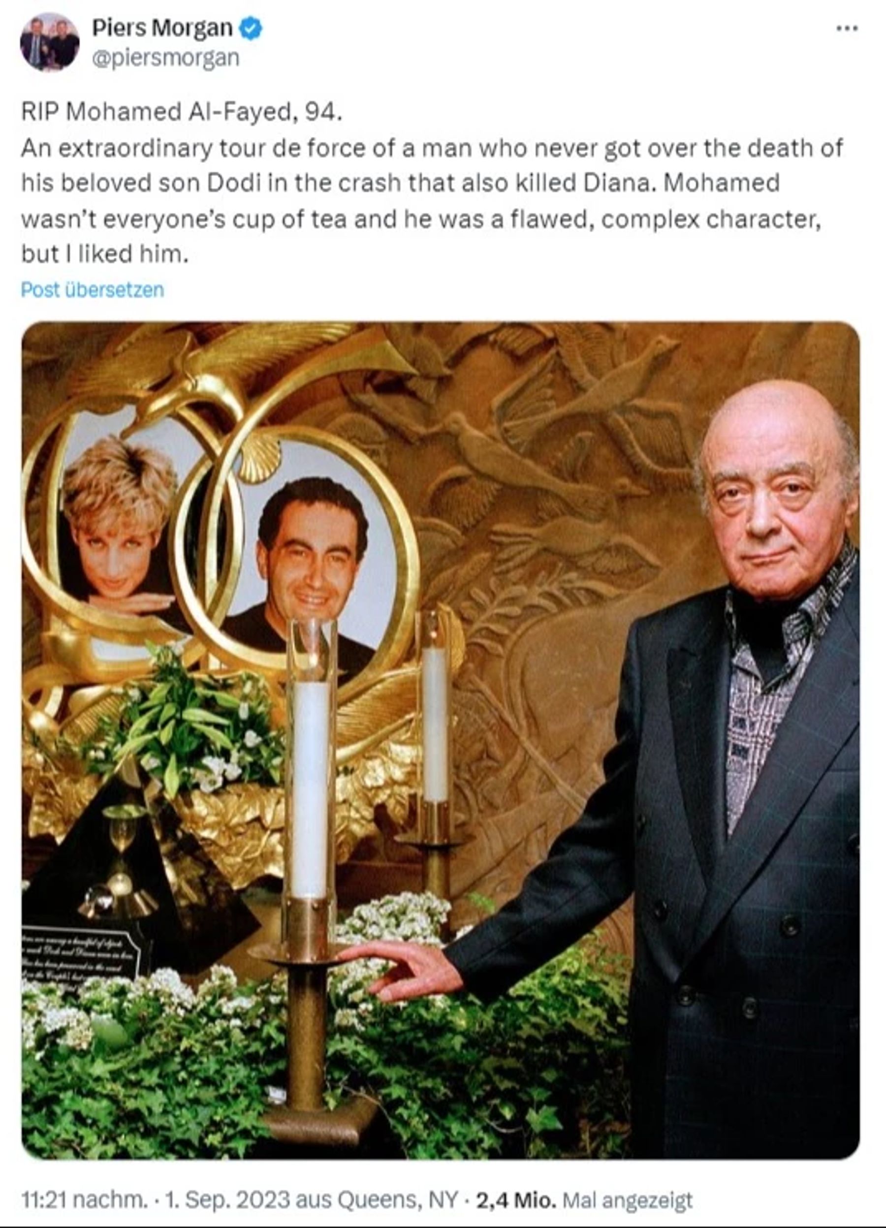 Bestach Mohamed Al-Fayed Ermittler im Mordfall Jill Dando? | Nau.ch