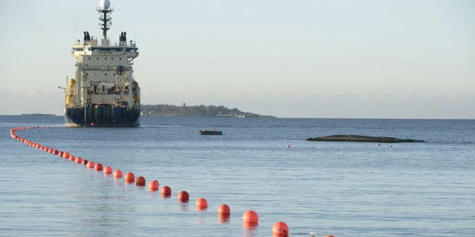 Datenkabel in der Ostsee