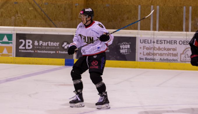 Stefan Spinell kehrte ins Line-up des EHC Thun zurück. (Archivbild) EHC Thun Spinell