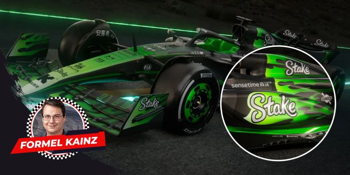Flammen-Look - Spezial-Design für Sauber beim Las-Vegas-GP