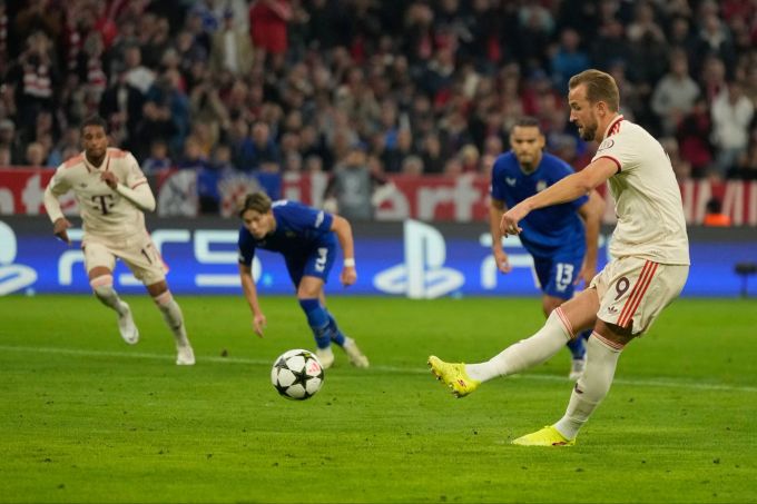Harry Kane trifft für Bayern München in der Champions League gleich vierfach. Harry Kane Champions League