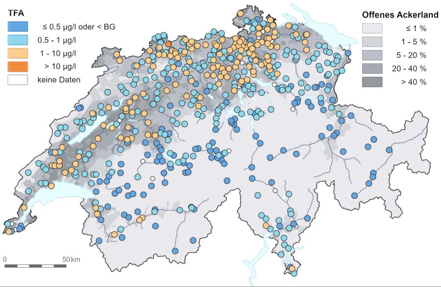 Trifluoressigsäure TFA Pfas Grundwasser