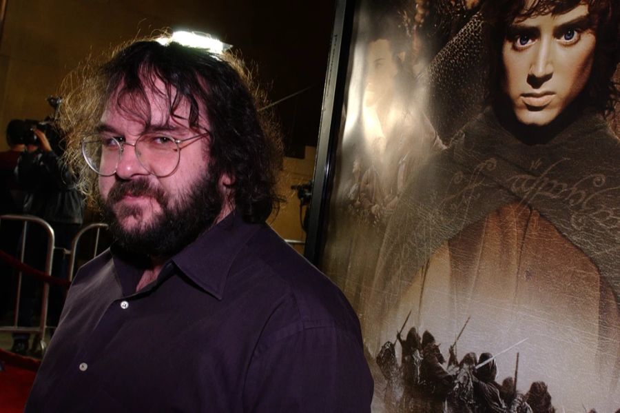 Der Produzent und Regisseur der Herr-der-Ringe-Filme, Peter Jackson, bei der Premiere des ersten Teils 2001 in Neuseeland.