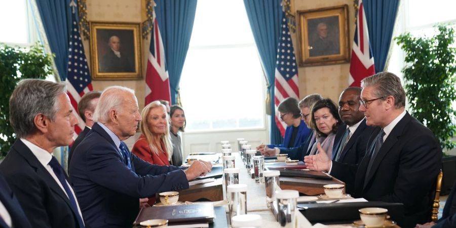 US-Präsident Biden empfängt britischen Premier Starmer