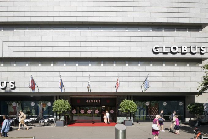 Das Warenhaus Globus, fotografiert am Freitag, 9. August 2024 in Zürich. Das Warenhaus Globus