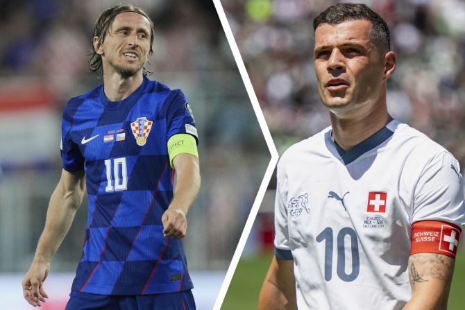 Granit Xhaka Luka Modric