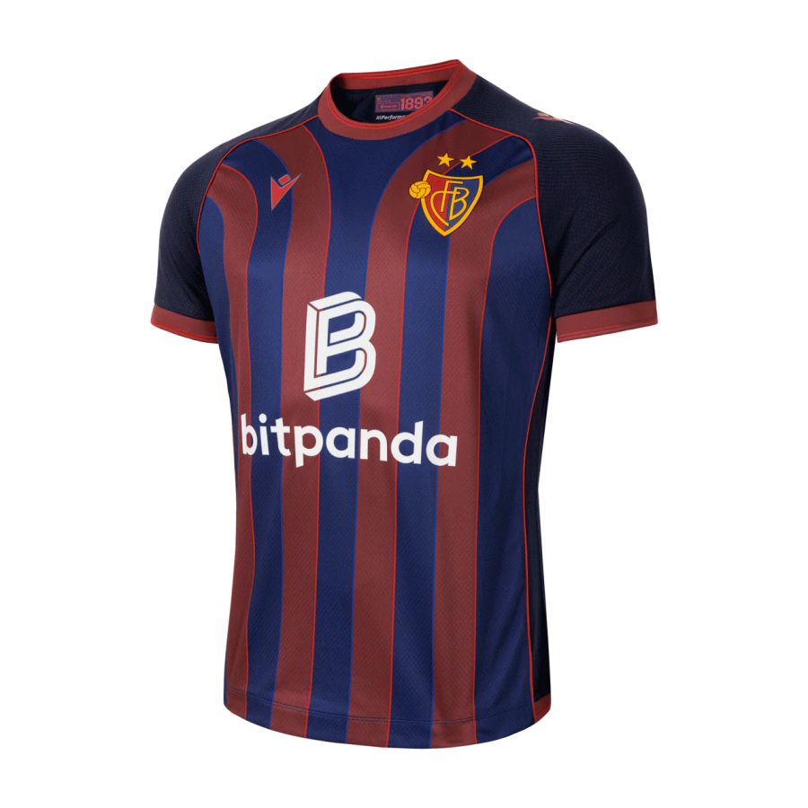Das neue Heimtrikot des FC Basel kommt in Dunkelrot und Dunkelblau daher. Obendrein gibt es einen neuen Hauptsponsor.
