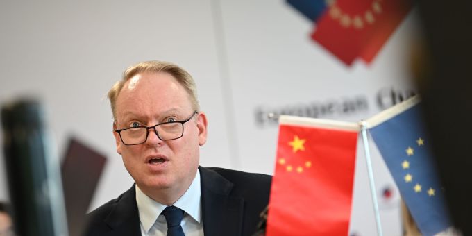 EU-Handelskammerpräsident Eskelund kritisierte den Antragsprozess den Export seltener Erden. (Archivbild) Jens Eskelund