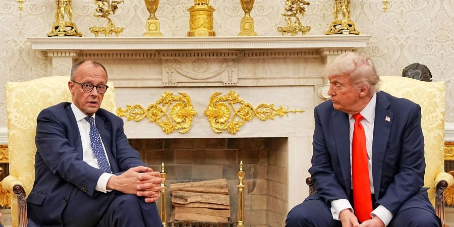 Donald Trump und Friedrich Merz