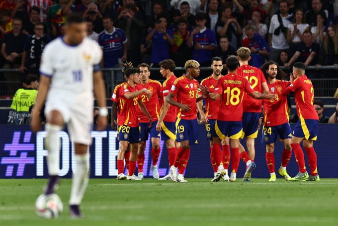 Kylian Mbappés Frankreich kommt in der Nations League gegen Spanien unter die Räder. Nations League