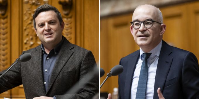 Unter anderem Jon Pult und Gregor Rutz haben sich zur SRG-Initiative geäussert. Jon Pult Gregor Rutz
