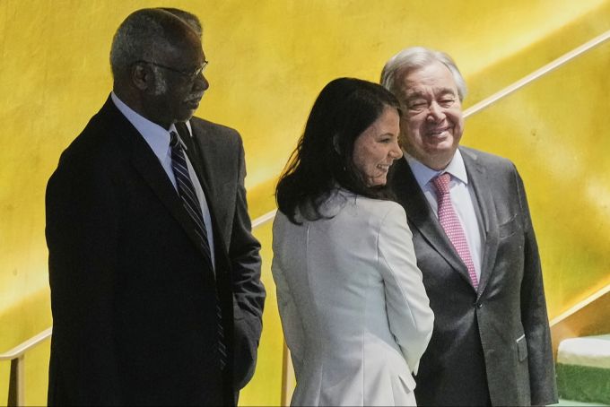 Auch die Suche nach einem neuen UN-Generalsekretär steht für Baerbock auf der Agenda. baerbock