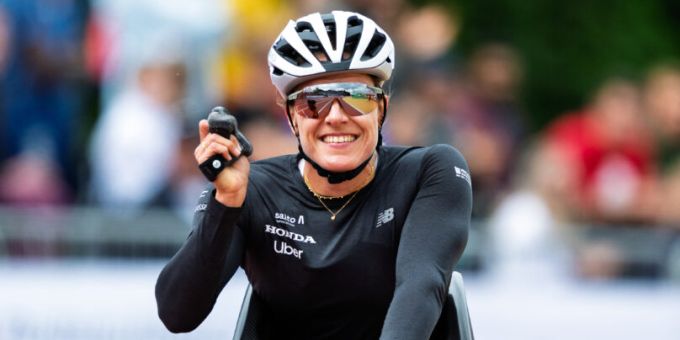Catherine Debrunner dominiert die T53-Klasse. Catherine Debrunner