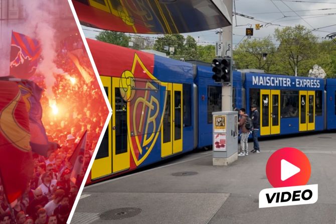 FC Basel Meister Tram