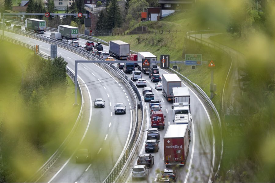 Am Gotthard wächst die Sorge vor massivem Mehrverkehr. (Archivbild)