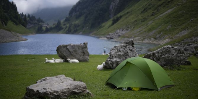 Zelten Fählensee Fählenalp campieren